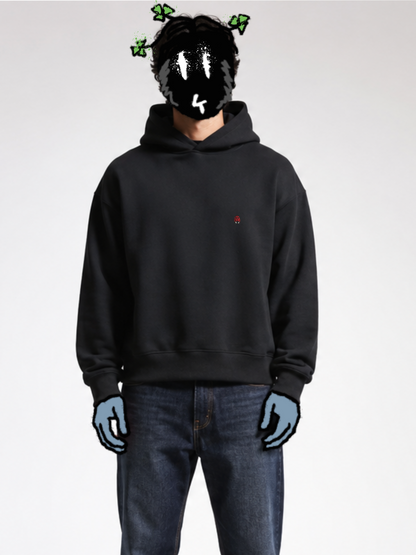 MOLETOM OVERSIZED BOXY PRETO